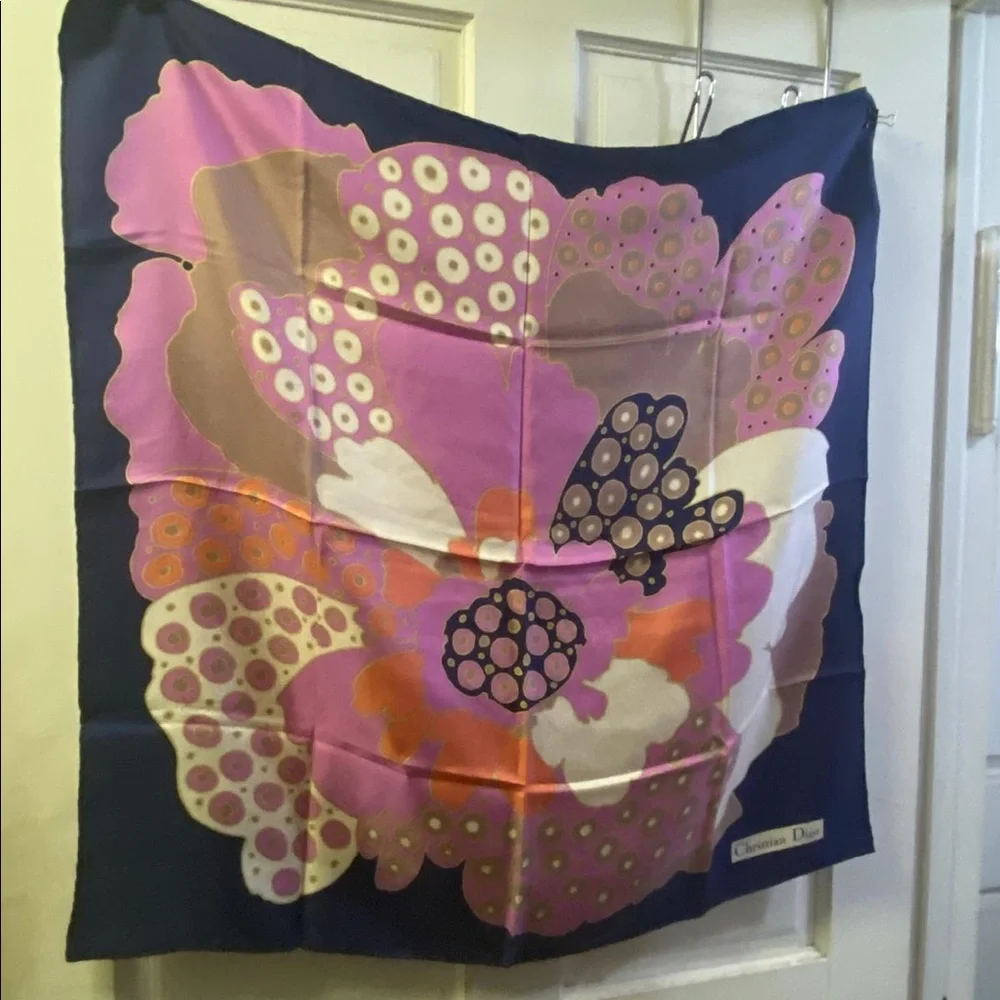 Stunning Christian Dior Vintage scarf silk